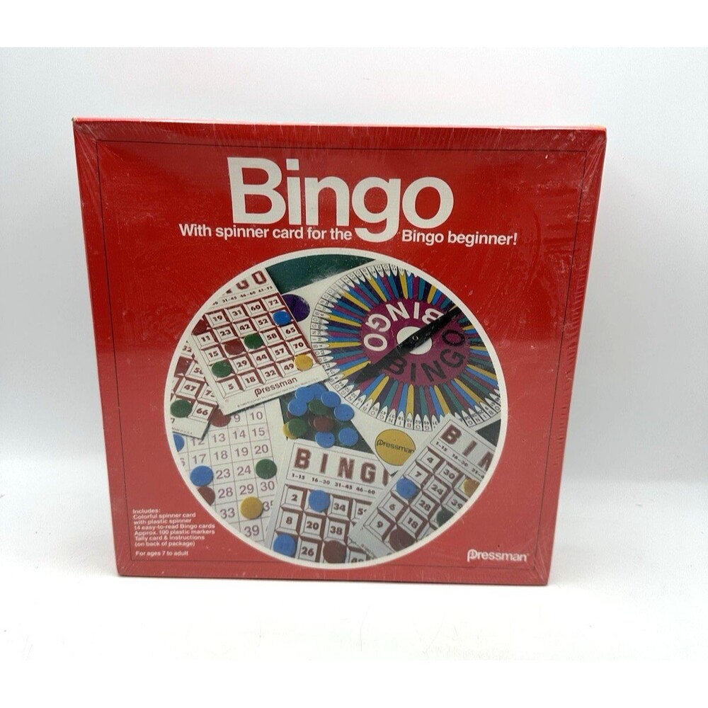 Pressman Bingo Game Vintage NEW SEALED